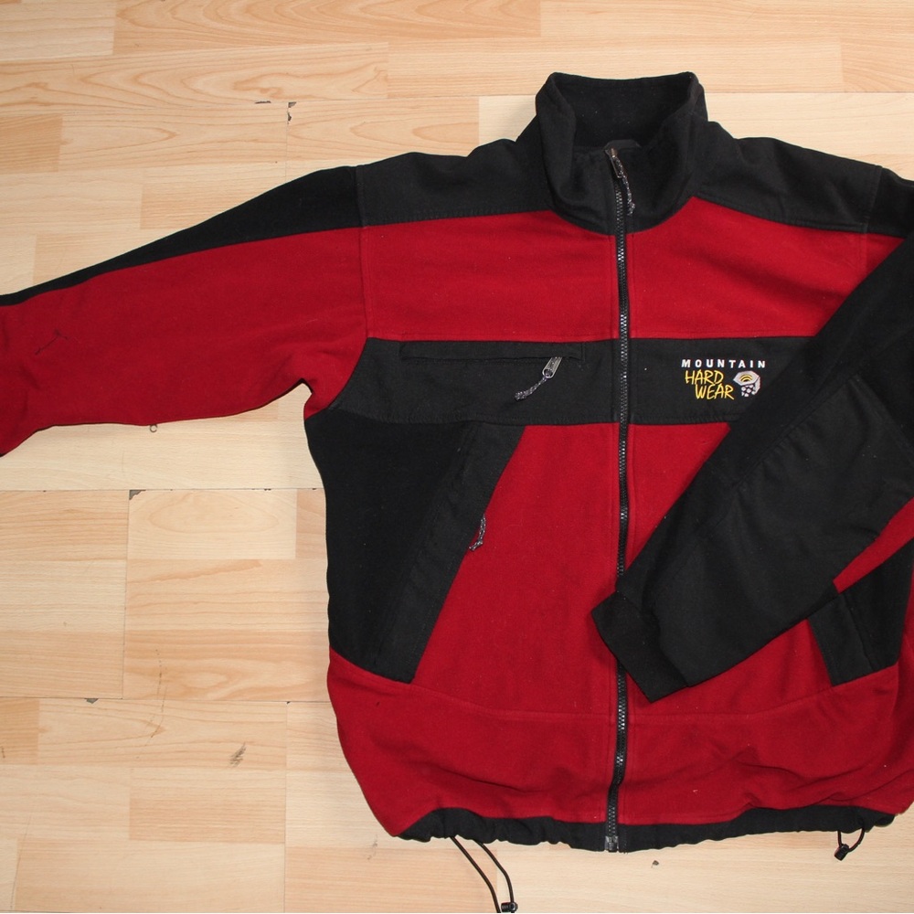 Mountain Hardwear Men's Red and Black Jacket